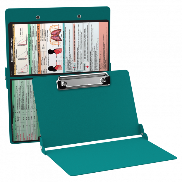 WhiteCoat Clipboard® - Teal Respiratory Edition WhiteCoat Clipboard® - Teal Respiratory Edition